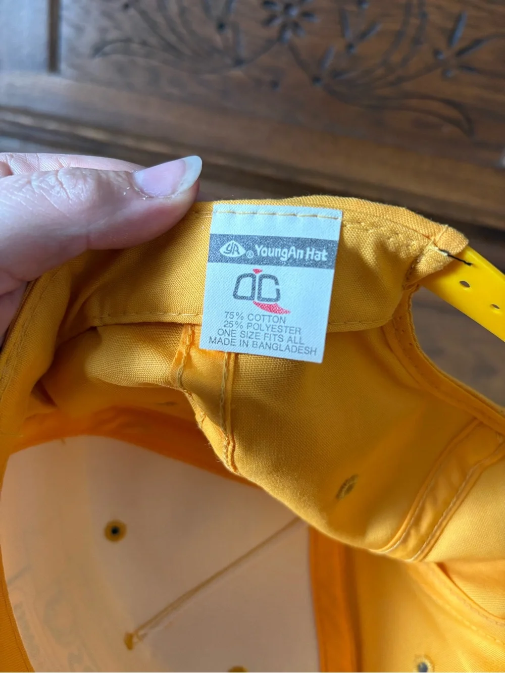 SCOOPS Vintage Yellow Logo Trucker Hat